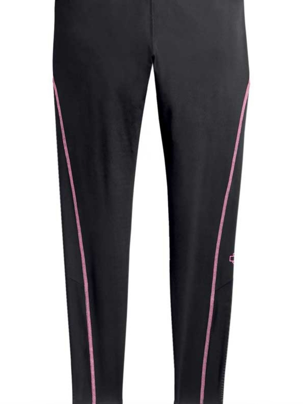 Harley-Davidson® Women's Pink Label Performance Leggings - Black/Pink 99059-20VW - Picture 2 of 5